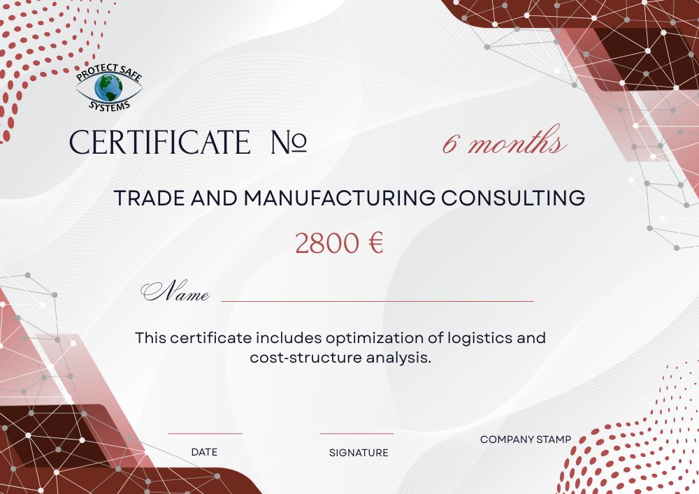 Consulting for Trade and Manufacturing
