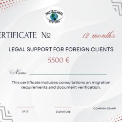 Legal Services for Foreign Citizens and Companies