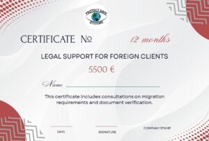 Legal Services for Foreign Citizens and Companies